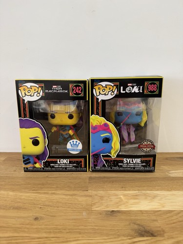 Marvel Loki & Sylvie Blacklight Funko Pop x 2 - Bild 11 von 11