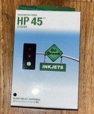 HP45  51645 Remsnufactured Black Inkjet Cartridge Focus New