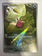 Pokemon TCG Venipede Illustration Rare 132/086 Black Bolt English Near Mint on eBay