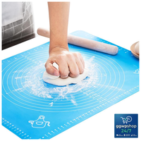 Backmatte Silikon Antihaftbeschichtet Blau 50×40Cm Backunterlage KüChe
