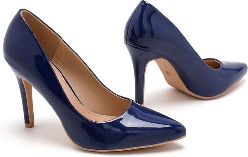 Damas Mujeres Punta Punta Punta Tacón Alto Corte Fiesta Trabajo Zapato Reino Unido Talla 3-12 - Imagen 34 de 49
