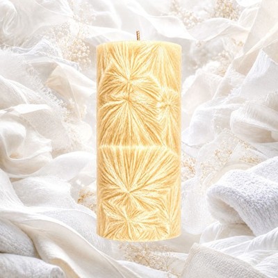 Clean Cotton Pillar Candle - 4 Sizes - Choose Your Colour