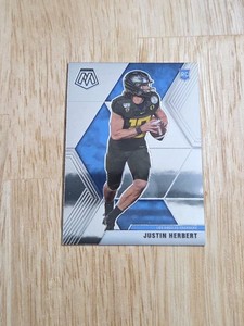 2020 Mosaic JUSTIN HERBERT VARIATION #204 Rookie RC Chargers Oregon SP