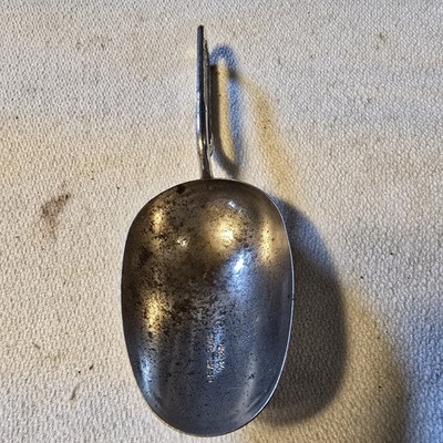Vintage Airy Fairy Cake Flour Kwik-Bis-Kit 1/4 Cup Metal Advertising Scoop Made