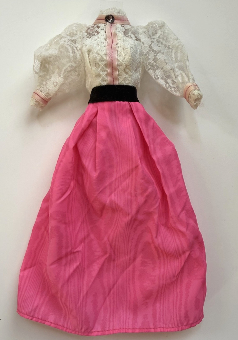 Vintage 1982 Superstar Era Angel Face Barbie Original Lace DRESS ONLY, Nice