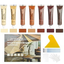 Wood Repair Kit, 13Pcs Wood Fillers, Furniture Repair Kit Scratch Cover for W...