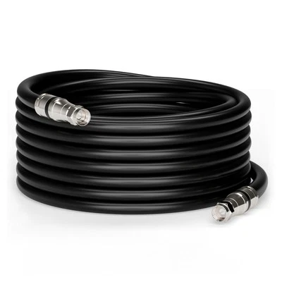 THE CIMPLE CO RG-11 Coax Cable - F Type Compression Connector |Black| 75 FT Coaxial