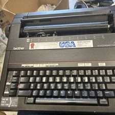 Vintage  Brother  typewriter With Extra Ribbon thumbnail