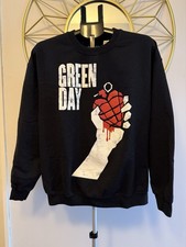 Green Day American Idiot Crewneck Pullover Sweatshirt Size Large