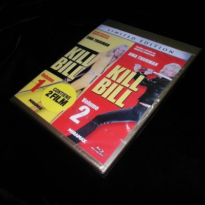ULTRA RARE KILL BILL 1 + 2 - Gold Limited Edition Blu Ray Out of Print SEALED!