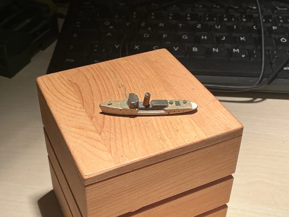 Hörnum Wiking  1/1250 Schiff , Zinn Stationsyacht