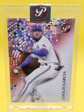 2022 Topps Pristine Adolis Garcia Pink Refractor #50 3/15 SSP Sealed
