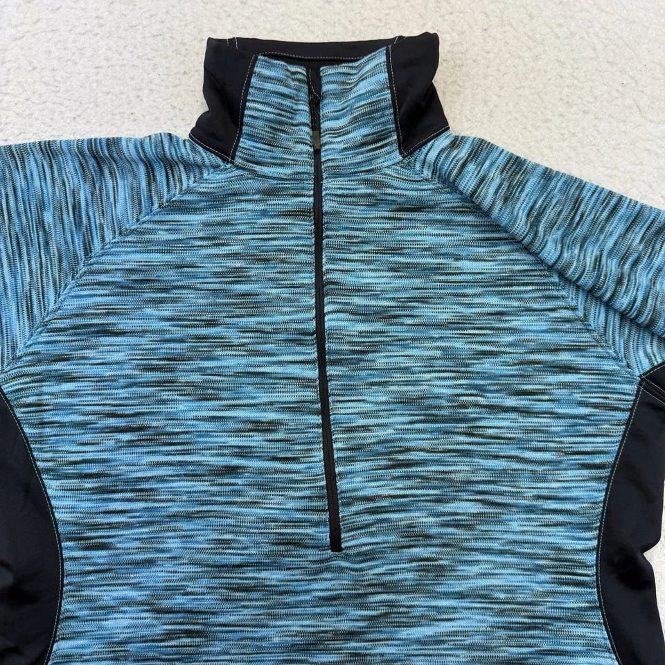 Columbia Shirt Womens XL Blue Long Sleeve 1/4 Zip Outdoors Hiking Athletic - Image 3 of 4