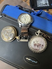 Lot of 3 Pocket Watches for Parts or Repair