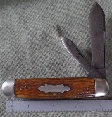 H. Boker & Co's Improved Cutlery German 4 1/4 Jack Knife  Late 1800's