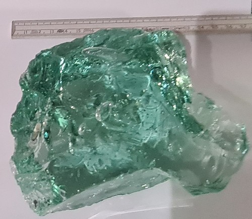 Andara Kristall Andara crystal Transparent Hell Grün Klar Mint, Gewicht: 977g - Bild 9 von 20