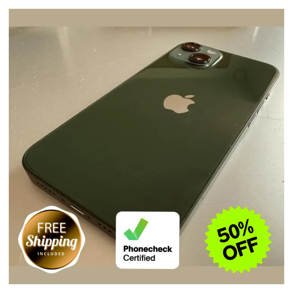 Apple iPhone 13 Unlocked 128GB/512GB - Midnight, Starlight, Blue