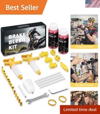Brake Bleed Kit for Shimano, TEKTRO, TRP Hydraulic Disc Brakes. Mountain Bike...