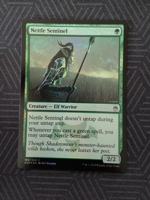 mtg nettle sentinel foil masters 25