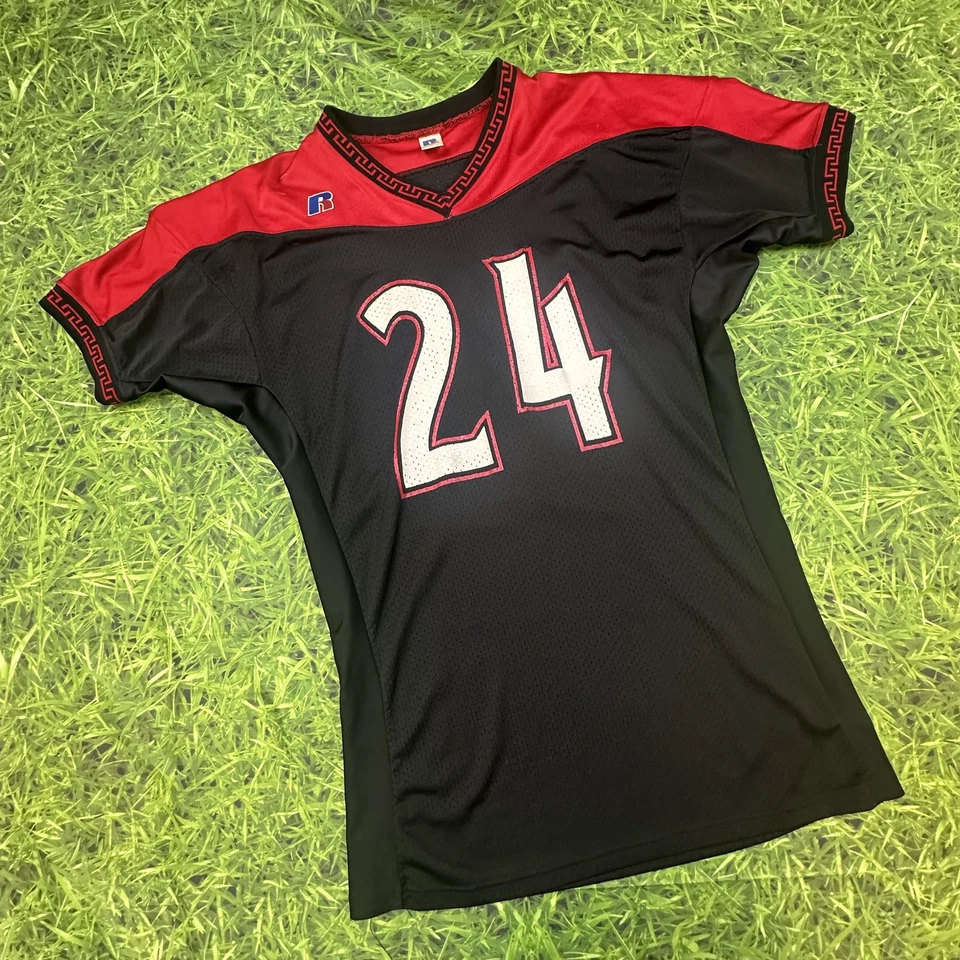 Vintage NCAA Football Jersey Shirt Mens XL Number 24 Russell Athletic 90s - Image 2 of 4