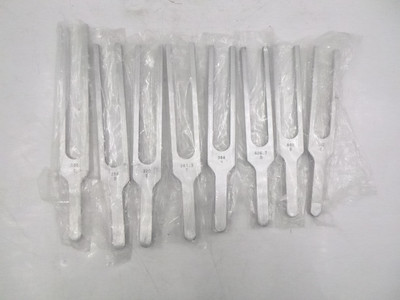 8 Pk Medivibe Tuning Fork Set 256hz to 512hz For Medical Usage