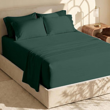 Bed Sheets, Luxury Soft 6 Piece Bed Sheet Set Extra Deep Pocket Fitted Sheets Fi
