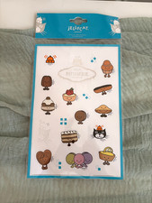 Jellycat Paris Patisserie Exclusive Sticker Sheet Galeries Lafayette NEW Sealed