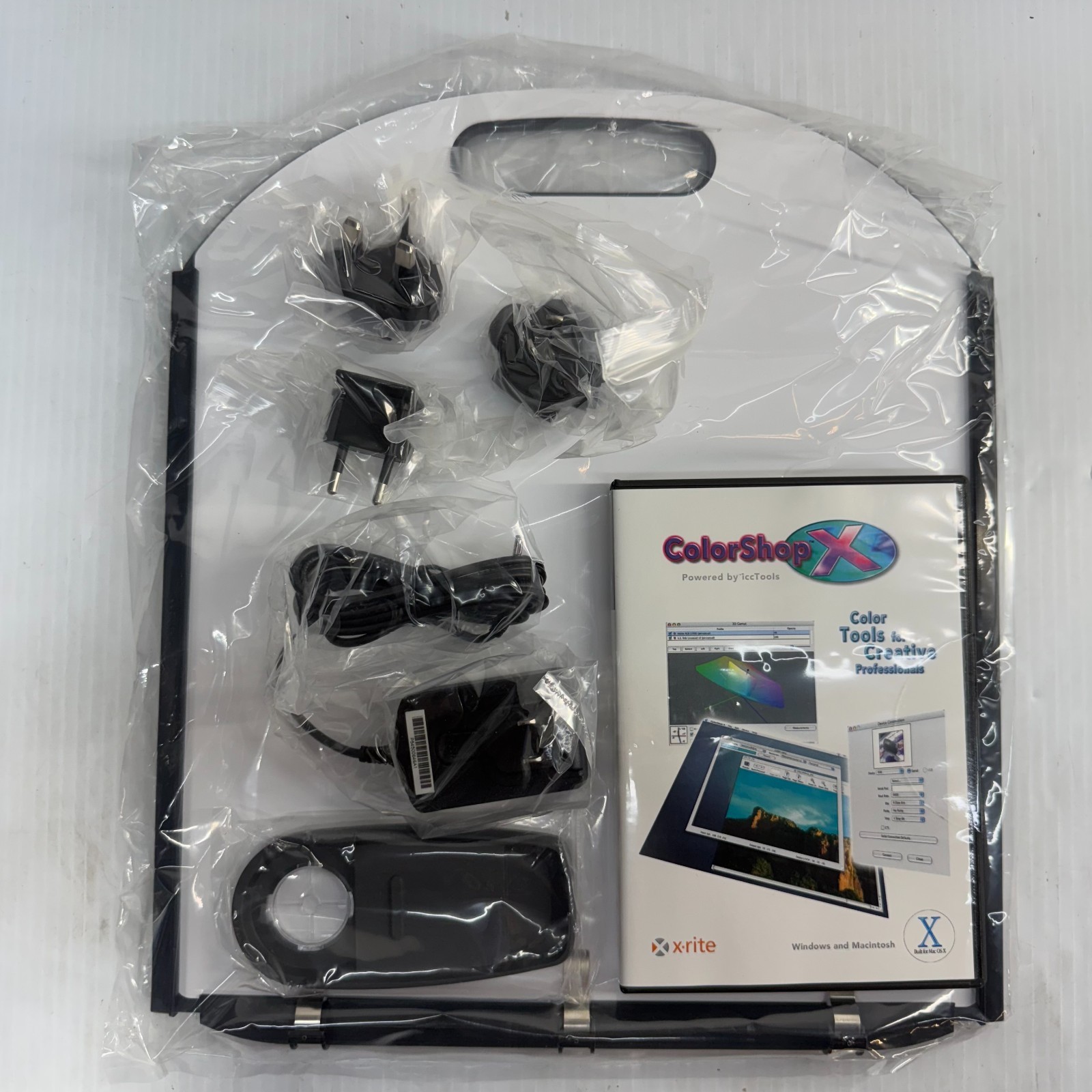 X-Rite Pulse ColorElite System Accessory Kit Travel Bag Charger Software