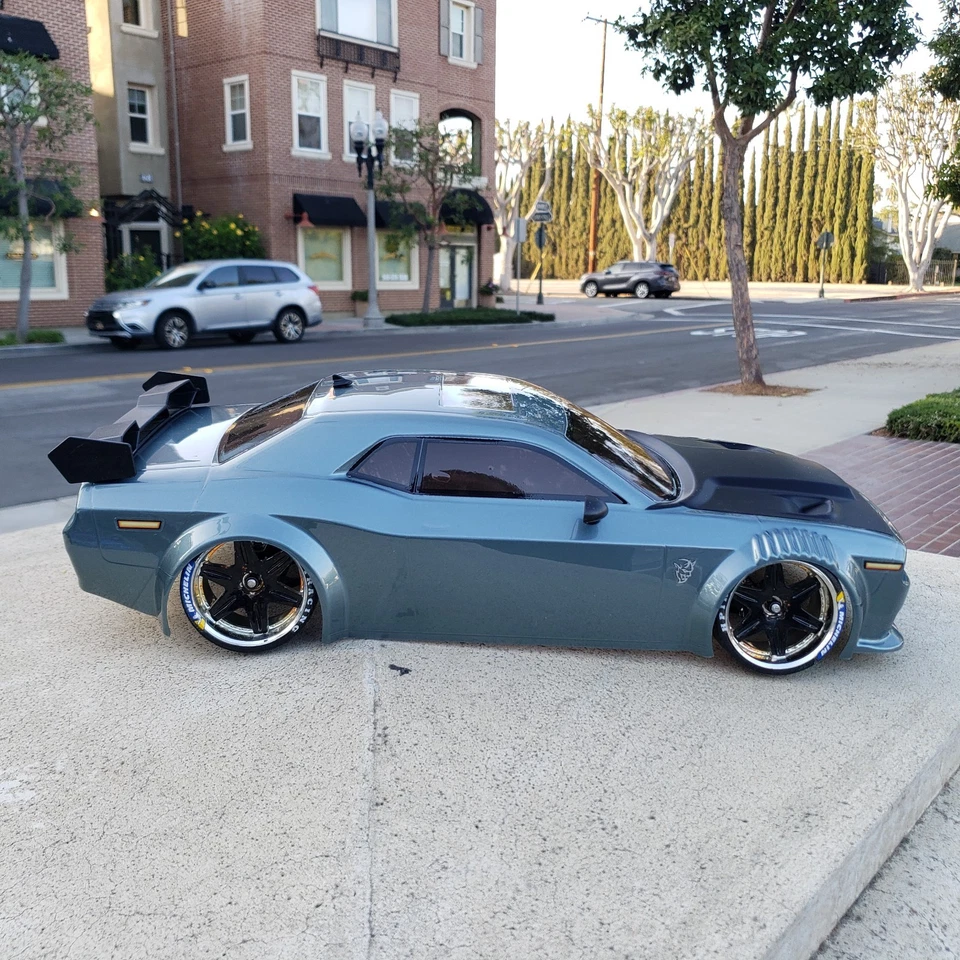 200mm 1/10 Custom Paint DODGE 4Tec-2 drift HPI RDS DC10 YD2 MST TT02 Body Only - Image 3 of 4