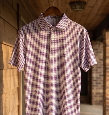   Rhoback TCU Horned Frogs Polo 4th of July Patriotic Stars and Stripes America