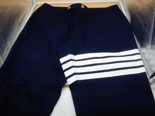 Thom Browne Men's nautical Cotton Canvas Trousers Pants 36x36