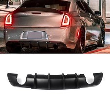  Rear Diffuser Lip Bumper Splitter Fit for Chrysler 300 SRT Matte Black