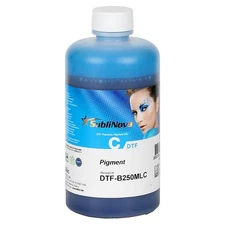 DTF (Direct To Film) Cyan Ink 250ml Bottle for Epson Print Head Printers