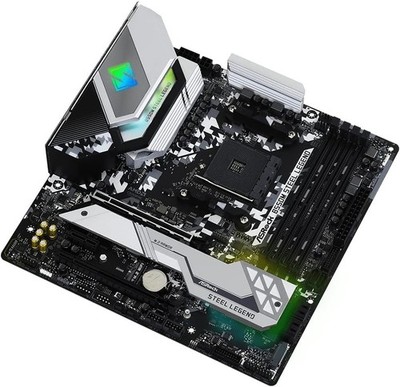 ASRock B550M Steel Legend AM4 Motherboard Micro ATX AMD Ryzen 5000