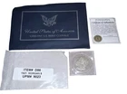 1921 Morgan Silver Dollar $1 Philadelphia Business Strike .900 w/ COA & Pouch
