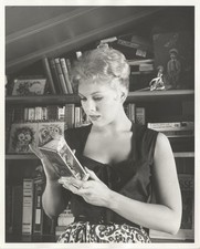 Kim Novak Original Double Weight Silver Gelatin Photo Stamped Photoplay 1955