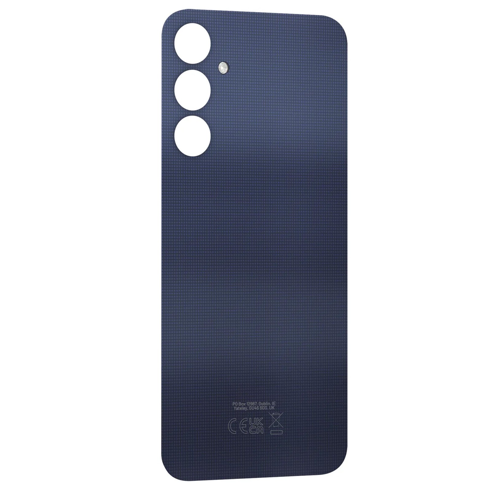 Cache batterie Samsung Galaxy A25 Clappio bleu nuit : finition premium et ajustement parfait