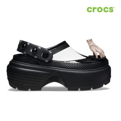 NEW CROCS Classic Wednesday Stomp Clog 210214 BLACK UNISEX SIZE