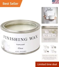 Clear Protective Wax – 120 ml Matte Topcoat for DIY Furniture Refinishing