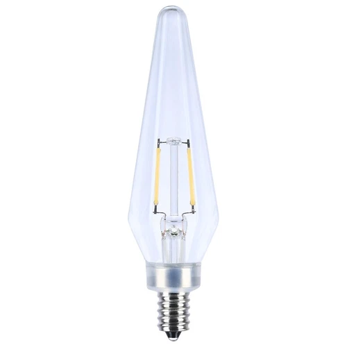 Satco S12140 - 2W Prismatic HX11 LED Light bulbs - Clear  (2, 6 or 12 Pack) - Picture 3 of 13