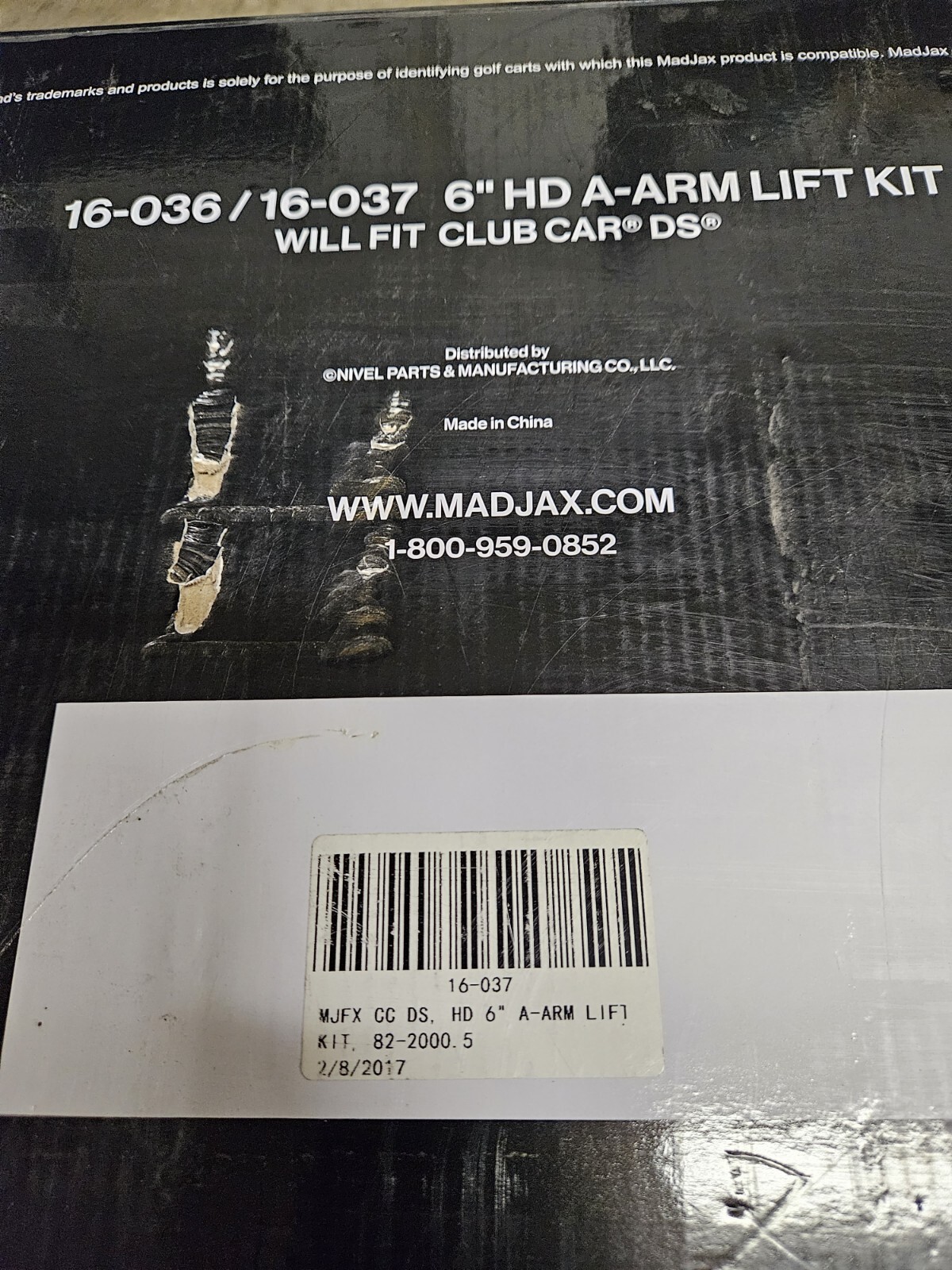 MadJax 6" HD AArm Golf Cart Lift Kit for Club Car DS Gas/Electric 1982