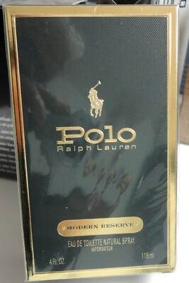 POLO MODERN RESERVE Ralph Lauren 4 oz 118 ml EDT Discontinued LTD Ed Sealed RARE