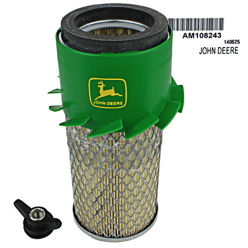 John Deere Original Equipment Primary Outer Air Filter Element #AM108243