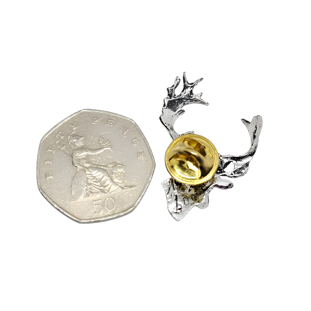 Stag Antler Deer Kilt Pin Brooch (Made in Scotland Stag Antler Deer Kilt Pin Brooch (Made in Scotland