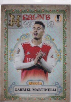 Topps Merlin Chrome CL 22/23 No. MM-6 Gabriel Martinelli Merlin's Masters
