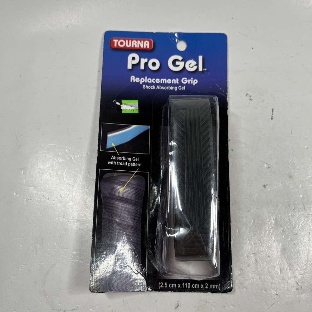 TOURNA Pro Gel Replacement Tennis Grip Black