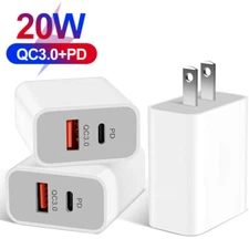 For Motorola Moto G (2025) 2024 2023 Fast Charger 20W PD Power Adapter Type-C