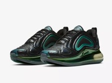 Nike Air Max 720 Throwback Size 4.5Y Womens 6 Future Black Laser AQ3196-003 NEW