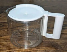 12 Cup Coffee Maker Replacement Carafe Coffee Pot Universal 5.5 Inch Tall White