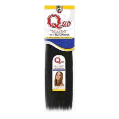 100% Human Hair Weave Milky Way Que Yaky 12''